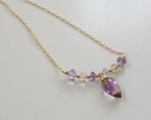 Ametrine 14kt Gold Filled Necklace