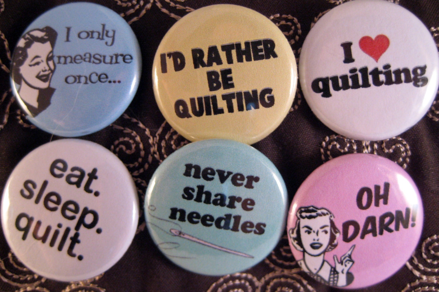 Quilting Buttons - FREE SHIPPING