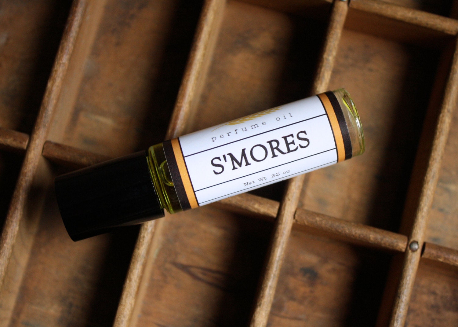 S'mores Perfume Oil Coconut Hemp Roll On - LongWinterSoapCo