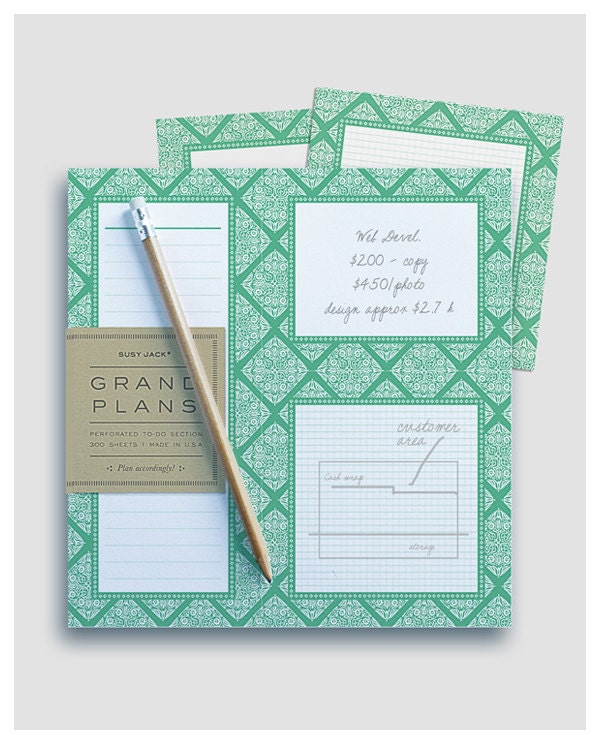Grand Plan Pad - Jade