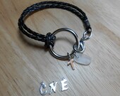 ADD an INITIAL To Your Sea Glass Jewelry or Beach Stone Jewelry - PERSONALIZED