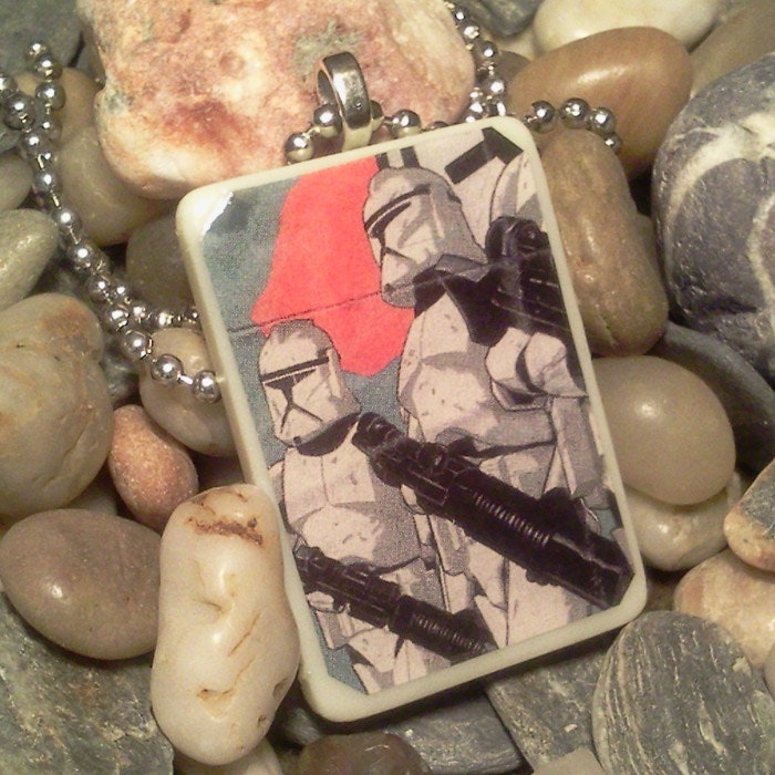Stormtrooper Star Wars Recycled Pendant