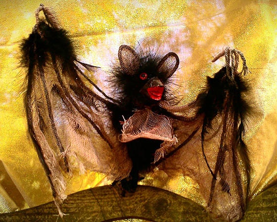 Dame Darcy , Batty, Gothic, Lolita, Magic, Whimsical, Witch Doll Pet Bat