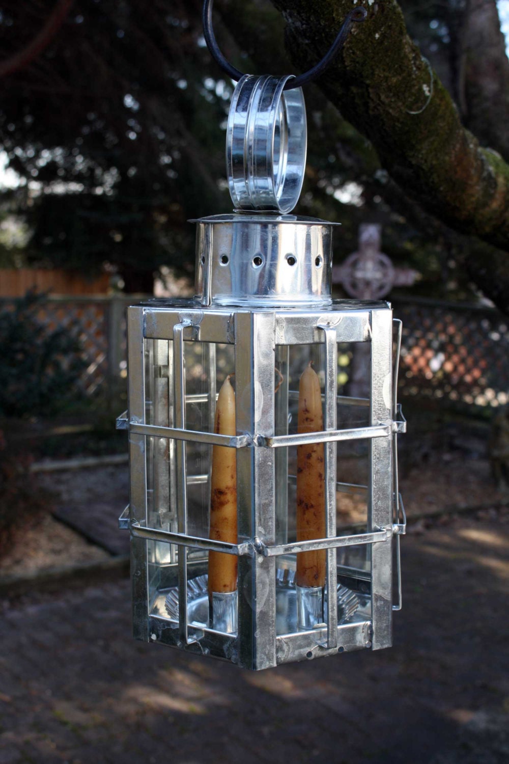 Handmade Tin Ship's Lantern