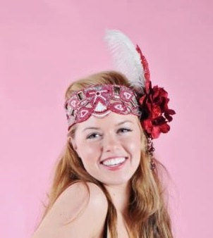 Beaded Burlesque Headband