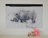 CHARITY / rhino poster/archival print