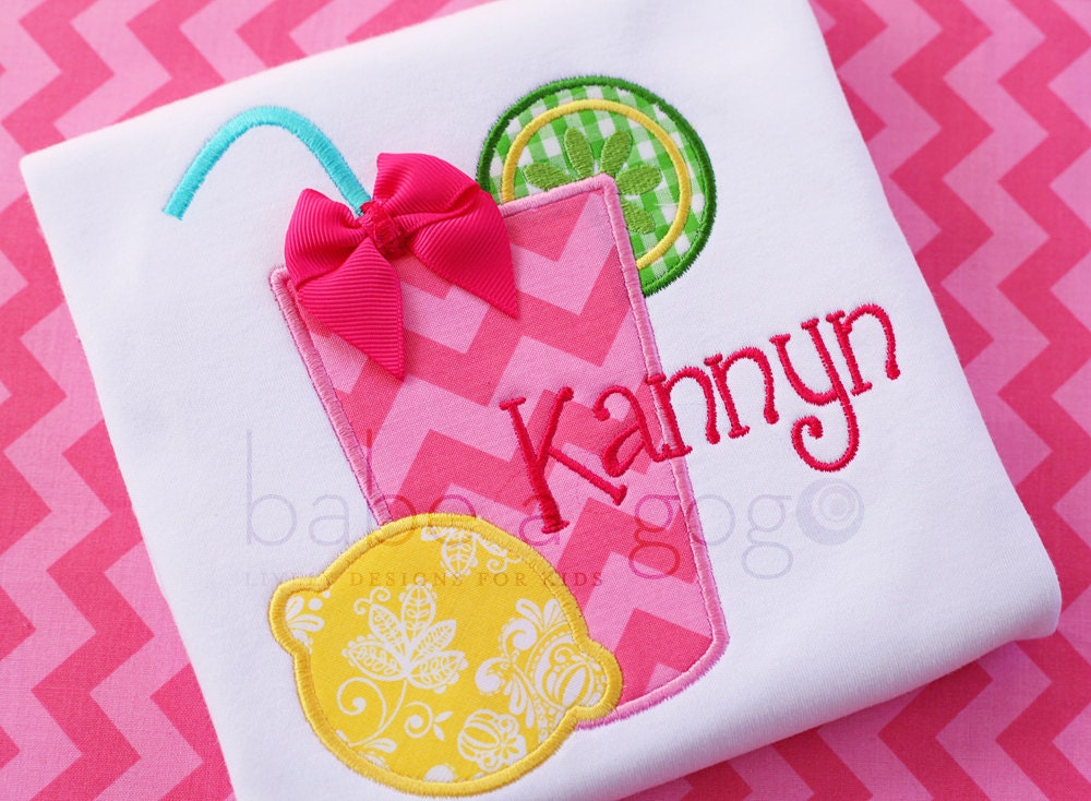 Pink Lemonade Tee Shirt by babe-a-gogo for Toddlers, Boys or Girls