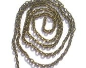 2 metres of antique bronze chain 3mm x 4mm