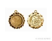 2 Pack Ornate Mini Pendant Charm. Choose Your Color. Silver, Antique Silver, and Antique Gold. Annie Howes. OMPOS-SB