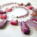 SUNSET - Impression Jasper and Freshwater Pearl Necklace