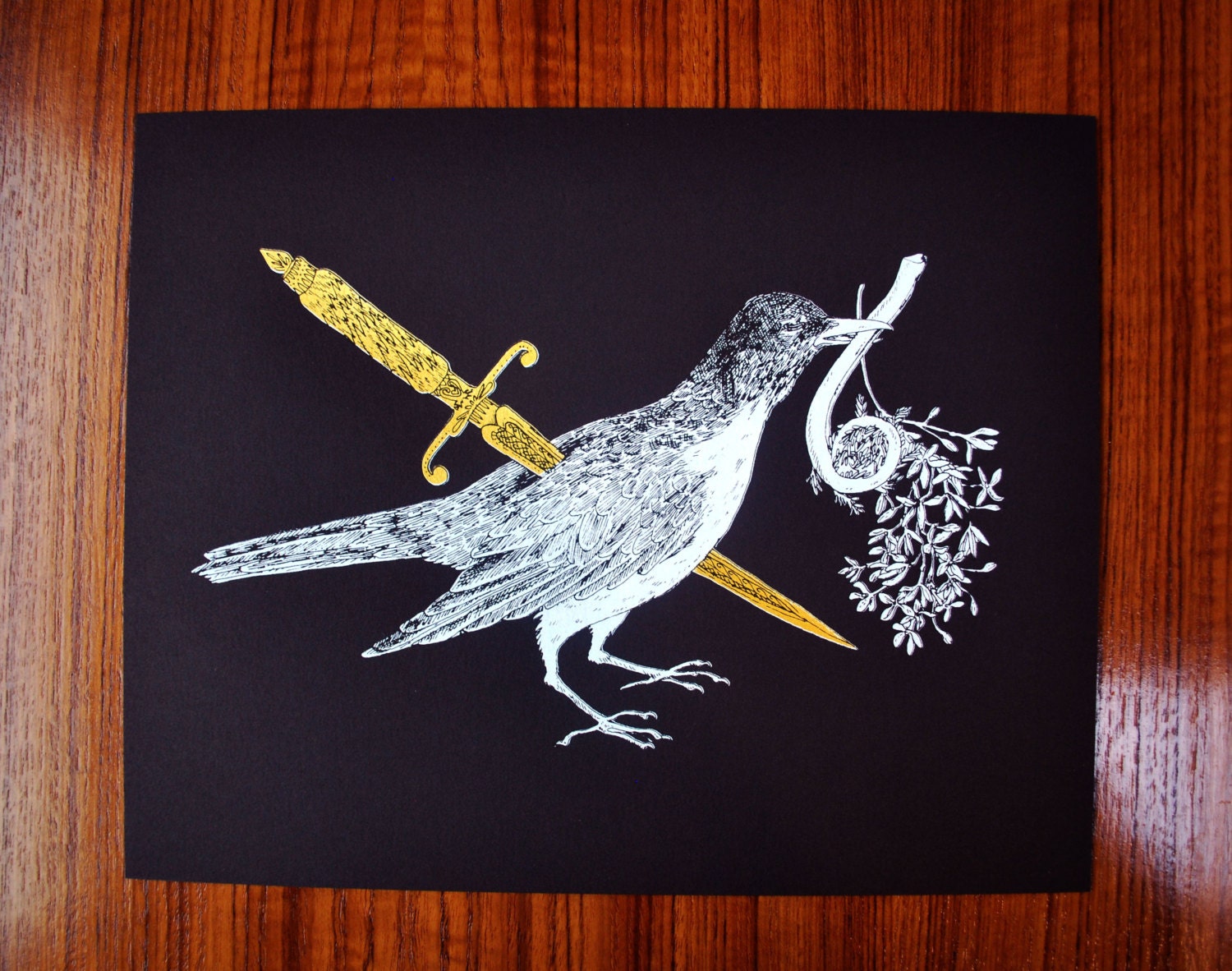 Allegory of Innocence silkscreen print