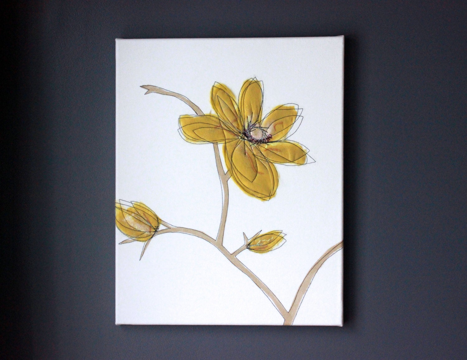 Golden Yellow Wall Art