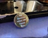 Doctor Who 1in pin back button The Angels have the Phone Box