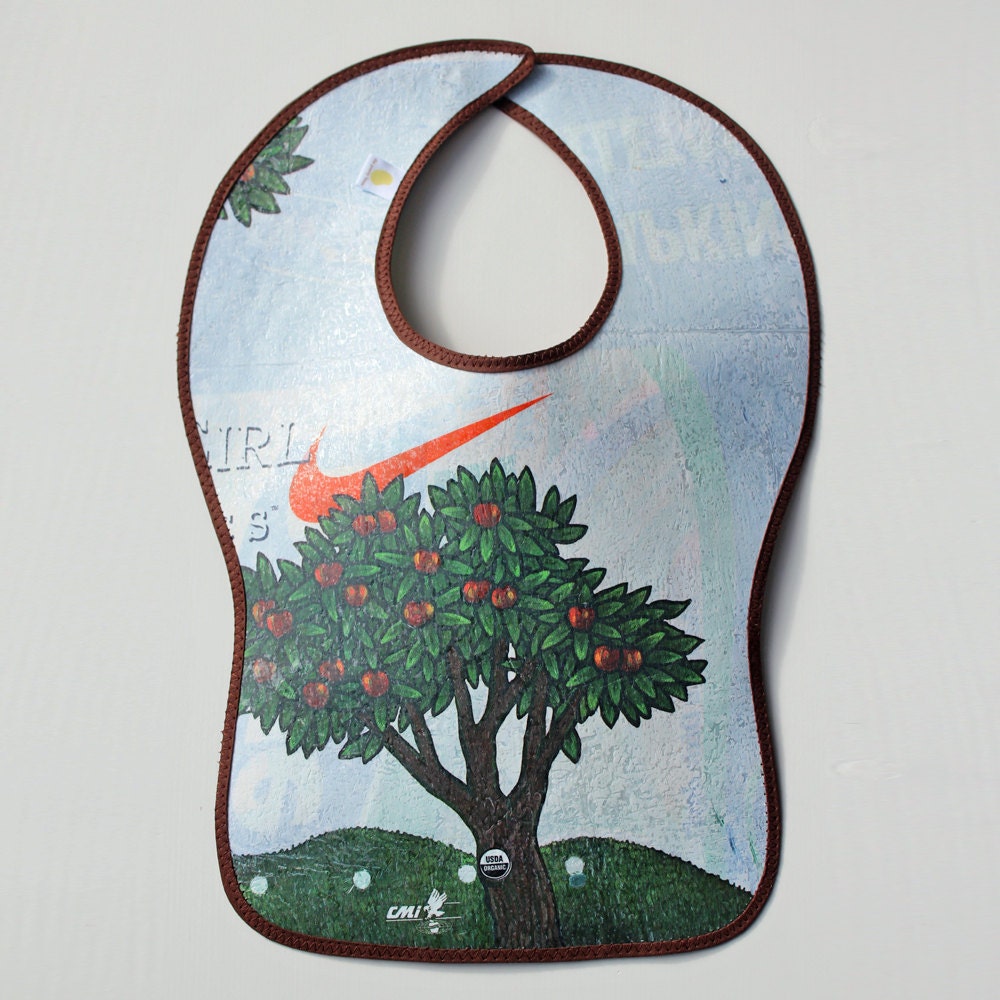 Toddler/Kid Sized Fused Plastic Bib