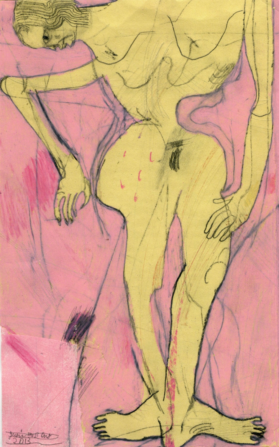 Long Tall Sally (original drawing, 2013)