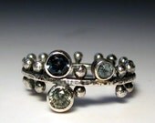 medieval ring silver and stones