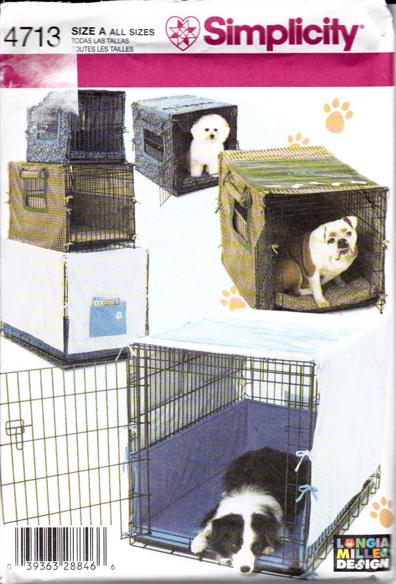 Simplicity 4713 Dog Cat Pet Crate Covers Mats by patternsandcrafts
