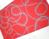 hand-painted modern floor mat by Christohper Paul