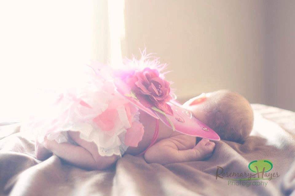 Luna Bella Infant Fairy Wings, Photo Prop, Halloween Costume