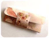 NEW Long Wallet with Zipper - Love