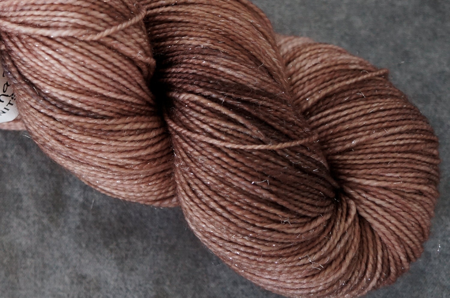 Sparkle Sock Yarn - Merino/Nylon/Stellina - 438 yds - Storming Dusk