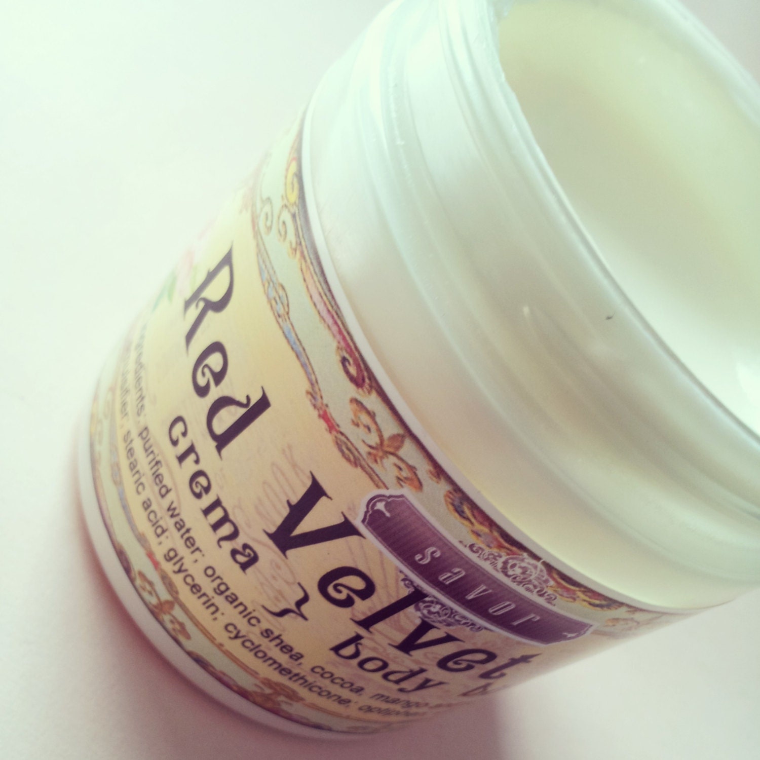 EIGHT OUNCE Custom Crema Body Butter with Organic Shea and Cocoa Butters VEGAN lotion