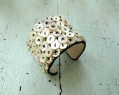 Eco Friendly Cuff Bracelet - Repurposed Vintage