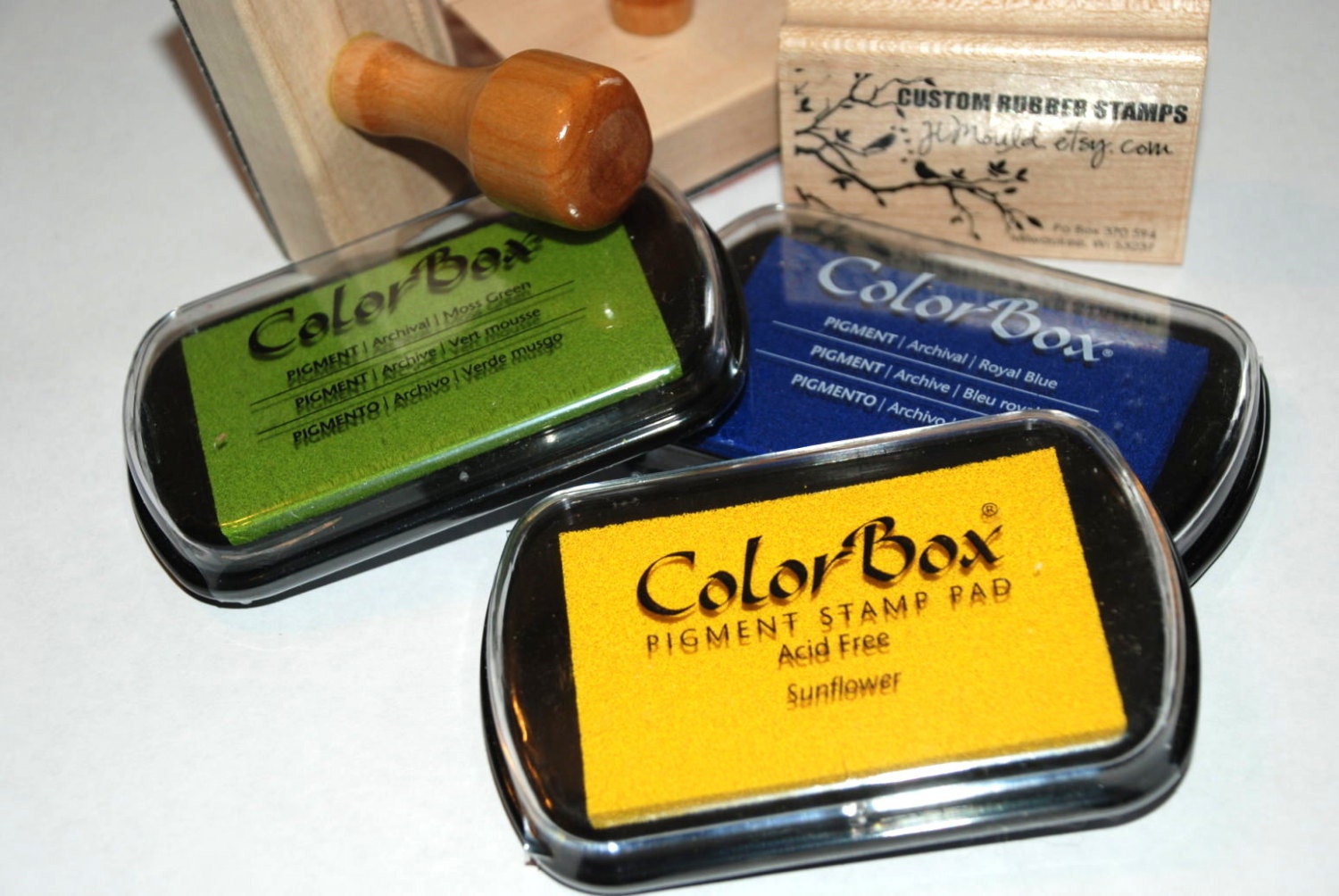 JLMould Color Box Pigment Stamp Ink Pad - You Choose the Color