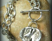 WEEKEND SPECIAL Athena Owl Statement Necklace, Ancient Greek  silver Pendant, Fine Jewelry