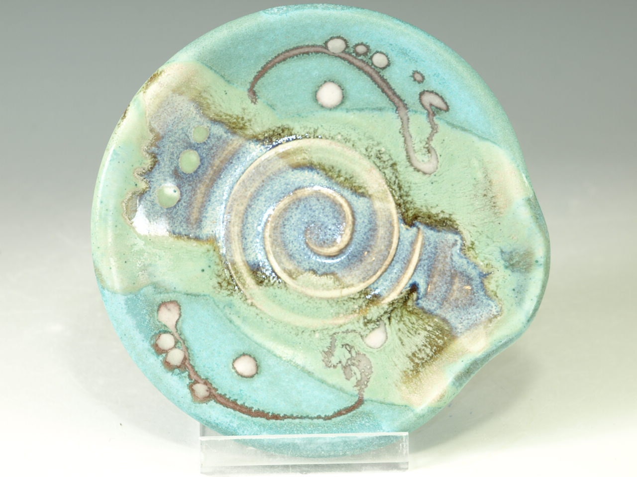 Spoon rest - wheel thrown pottery