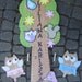 Woodland Animals Growth Chart - Hand Painted Wood Keepsake - Pottery Barn Kids Inspired