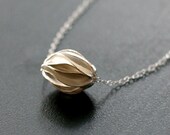 eastern holiday - silver origami necklace by elephantine