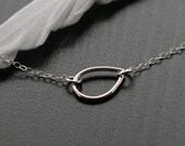 the year of wonder - silver teardrop necklace by elephantine