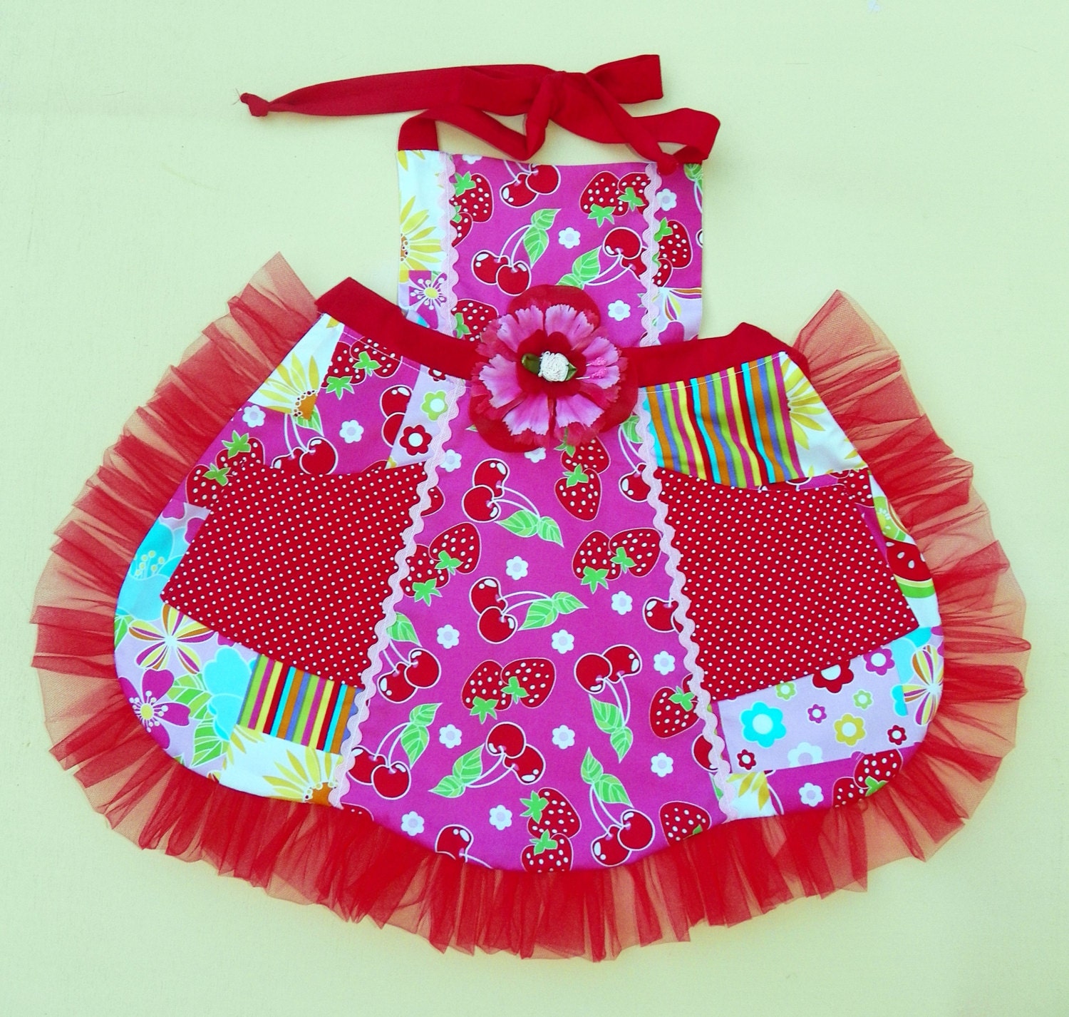 Cherry Pie Apron