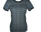 Clash City Rockers Women's Grey/Black Tee S/M