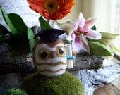 Needle Felted Graduation Owl
