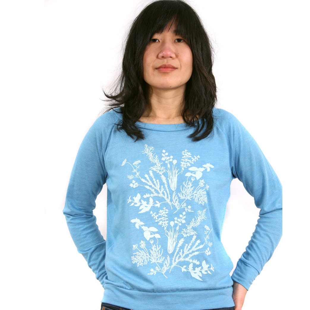 Herbal Tea Eco-Heather Pullover (Brilliant Blue)