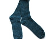 Handmade Warm Wool Socks 774 -- Size Women 12-14 or Men 10-12