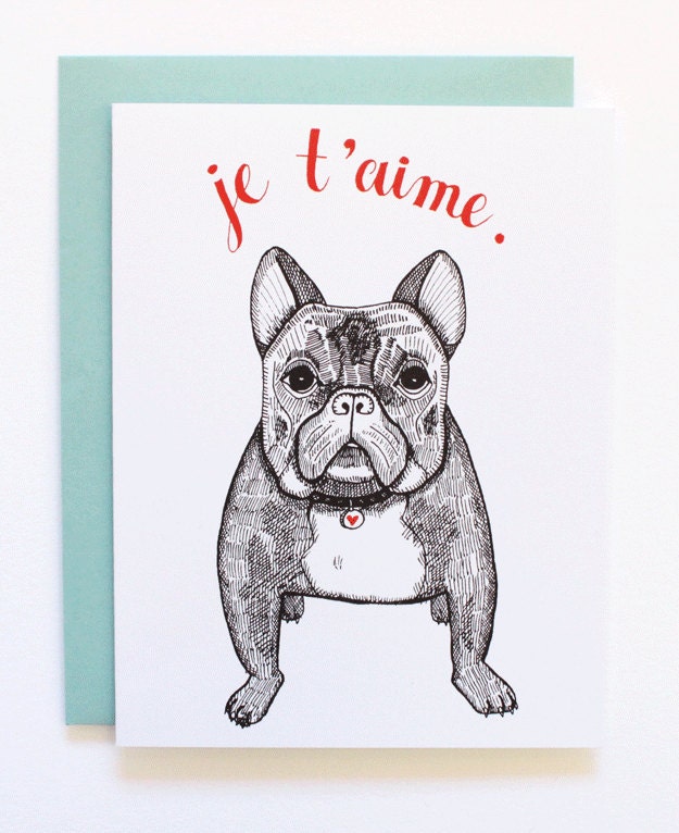 Je t'aime Card