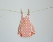Vintage style baby jumper- orange