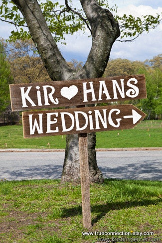 Country Wedding Signs Romantic Outdoor Weddings Hand Painted Reclaimed Wood. Rustic Weddings. Vintage Weddings. Road Signs. Eco Bride