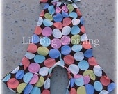 Custom Boutique Clothing Disco Dot Shortall 3m 6m 9m 12m 18m 2T 3T 4T 5T 6 girl