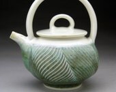 Faceted Tea Pot - Porcelain