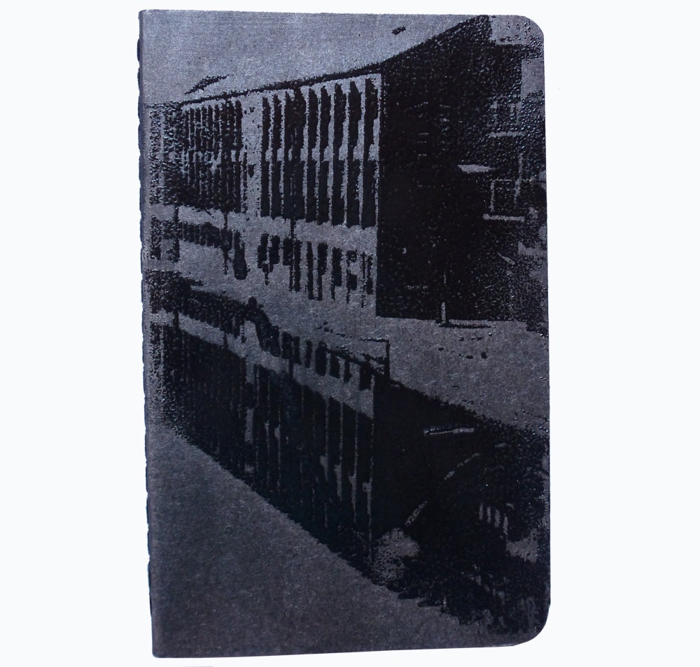 Moleskine notebook - Canal warehouses - black