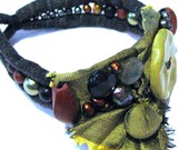 OOAK Textile  Bracelet