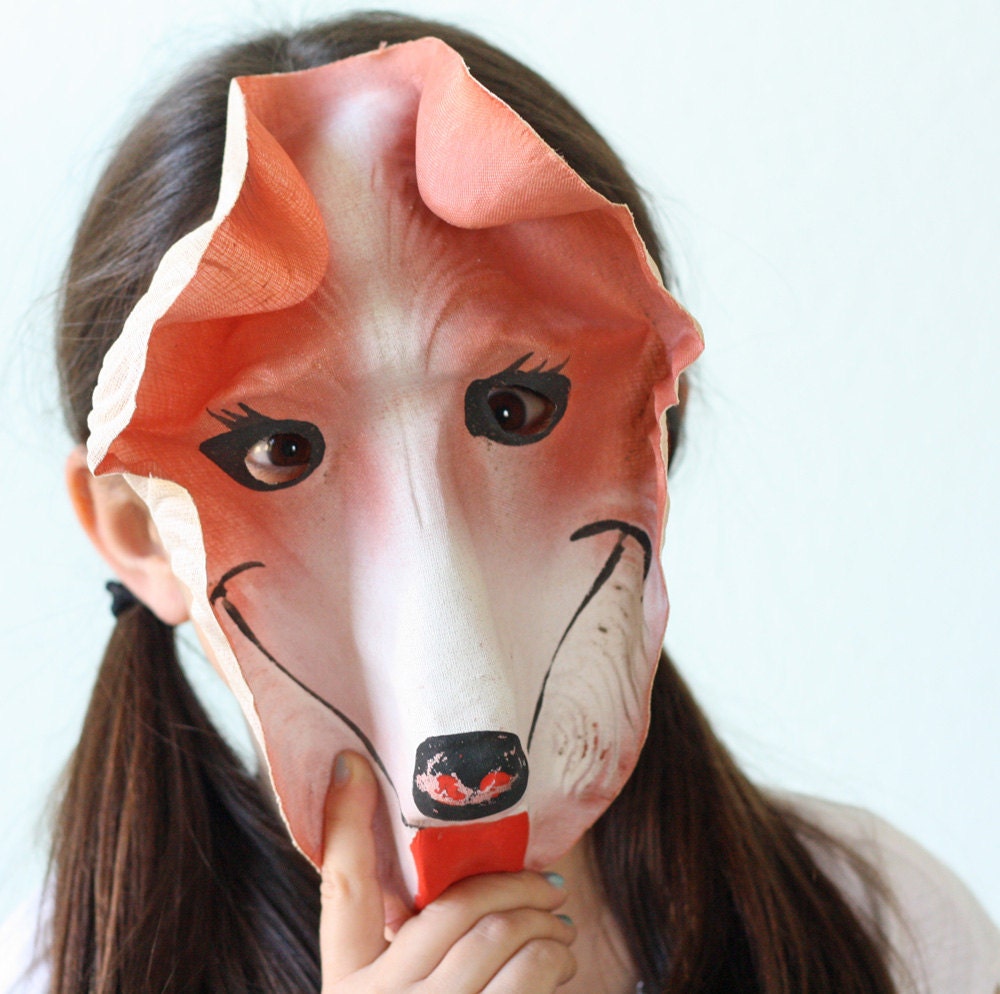 Vintage Wolf Mask