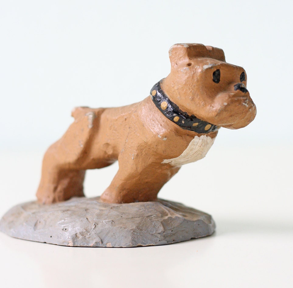 Vintage Boxer Dog Figure