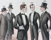 Vintage Men's Suit Large Catalog Page