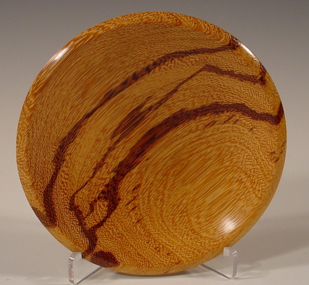 Exotic Marblewood ring or coin dish wood bowl number 5156 by Bryan Tyler Nelson