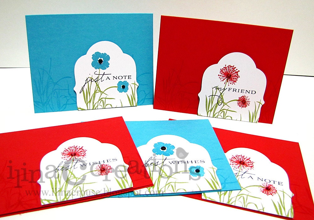 Set of 5 Note cards
